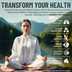 Mullein Gummies for Lung Support with Chlorophyll Magnesium, Vitamin D3 5000 IU & Vitamin K2 100 MCG - Mullein with Chlorophyll Gummies for Lung, Bone, & Immune Support – Vegan, Non-GMO, Gluten-Free