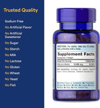 Puritan's Pride Premium Ultra Mega Biotin 10,000mcg, Dietary Supplement for Healthy Hair, Skin, Nails, and Energy Metabolism Support, 100 Day Supply, 100 Rapid Release Softgels