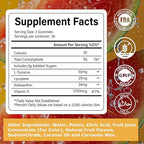 Tanning Gummies for Women, 2 Pack, Daily Skin Support Supplement, Sugar Free | Astaxanthin, L-tyrosine, Lycopene, Vitamin A | Radiant Skin & Antioxidant Support | Vegan, Non-GMO, 60 Servings