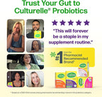 Culturelle Pro Strength Daily Probiotics For Digestive Health (2 Month Supply) with Prebiotics for Women & Men, Supports Occasional Diarrhea, Gas & Bloating, Gluten & Soy Free, 60 Count