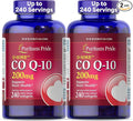Puritan's Pride Coenzyme CoQ10 200mg, Dietary Supplement for Heart Health, Oral Gum Health, and Healthy Aging Support, 240 Rapid Release Softgels, 2-Pack