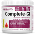 PEScience Complete-GI Gut Health Powder, Probiotics for Women and Men, Digestive Enzymes, Prebiotic Fiber, L-Glutamine, Pepzin GI Zinc Carnosine - Watermelon Flavor, 30 Servings