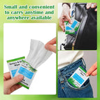 Timgle 100 Pcs Denture Cleaning Wipes Refreshes Mouth Deep Cleaning Wipes for Remove Denture Adhesive, Food Debris, Stains and Odor (Classic)