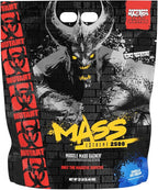 Mutant Mass Extreme 2500 - High Calorie Mass Gainer Whey Protein Powder with Creatine & Amino Acids - Muscle Building & Weight Gain Supplement for Hard Gainers - Vanilla Ice Cream 12 lbs