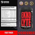 Ekkovision Ekkolyte Electrolytes &Minerals Powder, 50 MG Vitamin C & 155 MG Magnesium for Hydration Support, Essential Electrolytes for Women and Men, Fruit Punch, 120 Servings