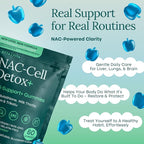 Sugar-Free NAC Gummies, N Acetyl Cysteine Supplement with Milk Thistle, Glutathione, & Selenium, NAC Supplement for Energy, Respiratory Health, Liver Detox & Cleanse, Kidney, Antioxidant Support