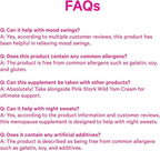 Pink Stork Menopause Support for Women - Hot Flash, Mood, Sleep, Weight, Cortisol & Hormonal Balance - Vegan, Estrogen-Free Perimenopause Relief - Ashwagandha, Maca - 60 Capsules