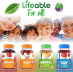 Lifeable Kids Vitamin D Gummies | Vitamin D3 1000iu | Great Tasting Vitamin D3 Gummies | D3 Vitamin for Strong Healthy Bones and Immune Support | Vitamin D for Kids, Boys, Girls | 90 Gummies