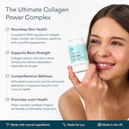 Bettervits Collagen Peptides Complex with Hyaluronic Acid & Turmeric | Hydrolyzed Marine Collagen Supplements for Women & Men | Collagen with Vitamin C for Skin, Hair, Nails & Joints – 60 Capsules