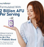 GLP-1 Support Weight Loss Support Probiotic Prebiotics Capsule Supplement - Akkermansia XOS Clostridium Bifidobacterium - GLP1 Support Gut Abdominal Digestive Support for Men Women