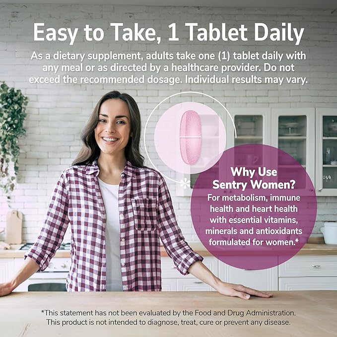 21st Century Sentry Women Multivitamin Tablets, 120 Count