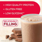 Atkins Creamy Chocolate Meal Size Protein Shake, 23g Protein, Low Glycemic, 4g Net Carb, 1g Sugar, Keto Friendly, 12 Count