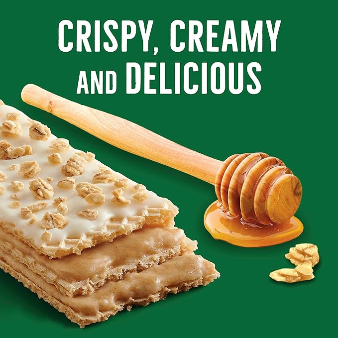 Nature Valley Crispy Creamy Wafer Bars, Honey Vanilla, Whole Grain, 5 Bars, 6.5 oz