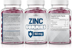 NEW AGE Zinc Gummies - 2 Pack - 50mg High Immune Booster Zinc Supplement, Immune Defense, Powerful Natural Antioxidant, Non-GMO - by New Age, 120 Count