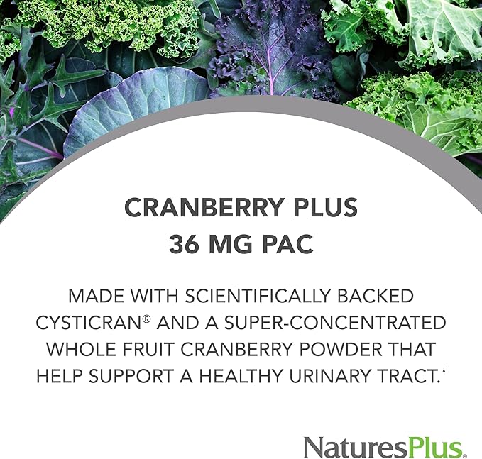 NaturesPlus PRO Cranberry Plus - 60 Capsules - Non-GMO, Gluten Free - 60 Servings