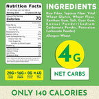 Low Carb Noodles Keto Ramen Noodles (6 Packs) 4g net carb + 5g protein in one healthy ramen noodle. Low Sodium ramen noodles are high protein noodles. Suitable for keto pasta use in sauce or soup or stir fry low carb pasta. More al-dente than konjac & ...