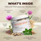 Her Bodhi Meno- Menopause Hormonal Balance for Women, Estrogen Soy Isoflavones Menopause Supplement for Women | with Ashwagandha & Black Cohosh | Hot Flashes Menopause Relief (60 Capsules)