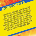 Slim Jim Smoked Meat Sticks, Mild Flavor, 6g Protein Per Serving, Snack Size, 0.28 oz. (100 Count)
