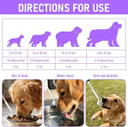 Liquid Collagen for Dogs with Premium Grass-Fed Collagen, Skin & Coat Support, Hip & Joint Mobility, Itch Relief, Digestive & Immune Health, with MSM, Biotin & Vitamin C, 4 fl oz
