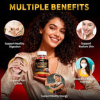 Black Seed Oil Gummies 500mg with Honey and 2% Thymoquinone, Nigella Sativa Seeds for Boost Immune Health, Joints, Digestion, Hair & Skin, Strawberry Flavor, 60 Count