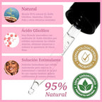 Purifect Glycolic Acid Exfoliating & Glowing Facial Serum - Smoothing Skin Support with Vitamin E, Allantoin & Glycine Soja (Soybean), Visibly Improves Texture, Hydrates & Softens Skin - 1 fl oz
