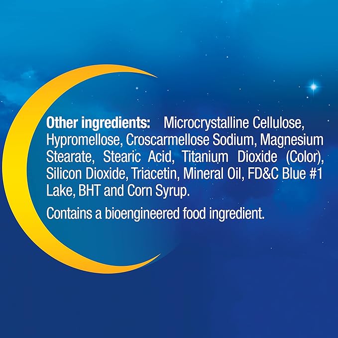 MidNite Extended Release Medium Dose, 6 mg Melatonin Sleep Aid, Non-Habit Forming, Herbal Dietary Supplement for Adults, Drug-Free, Gluten-Free, Lactose-Free, Vegetarian, Vegan, 30 Tablets