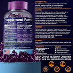 New Elements Melatonin Gummies Kids 2mg with Magnesium Glycinate & Vitamin B6 | Sleep Gummies for Kids | Dinosaur-Shaped Sleep Support | Natural Grape Flavor | Sugar Free | Non-GMO | Gluten Free