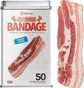 BioSwiss Bandages, Bacon Shaped Self Adhesive Bandage Set, Latex Free, Sterile Wound Care, 50 Count