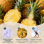 Probiotic Gummies for Women - Vital Prebiotic Source for Feminine Health, pH Balance & Odor Control - Vegan Daily Digestive & Immune Support, Pineapple Flavor, Sugar-Free, 60 Count