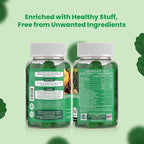VIDAVITE Sugar-free Super Greens Gummies — US-Made, 35+ Fruit and Veggie gummies to Boost Immunity, Skin & Gut Health — Ideal Fruits and Vegetables Supplement for Adults & Picky Teens (30-Days Supply)