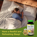 Herbs Etc. Deep Sleep Softgels - Herbal Sleep Support Supplement - Rest & Calming Support with Passionflower, Chamomile & Lemon Balm - 60 Softgels (60 Servings)