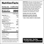 Quest Nutrition Blueberry Muffin, 10g Protein, 3g Net Carb, 2g Sugar, Protein Snack, 4 Count