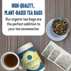 Dr. Cowan’s Garden Organic Ashitaba Green Tea - 20 Teabags - Metabolic Support Herbal Tea Bags with Turmeric Powder, Calming Digestive Support for Health & Well-Being, Ashitaba Herbs Grown in the USA