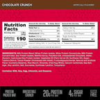BSN Protein Crisp Bar, Chocolate Crunch, 20 Gram Protein Snack Bars with Whey and Fiber, Gluten-Free Crunchy Energy Bars for Workout, Fitness, On-the-Go, 12 Count