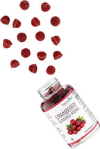 Pharmvista Cranberry Gummies for Kids & Adults 400mg-Gluten Free Allergen Free Nutrient Rich Vegan Supplement -Cranberry Chews-90 Count