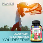 D Mannose 180 Capsules - 1000 mg per Dose - Dietary Supplement Helps Promote Urinary Tract Health - Natural Vegan UTI Defense