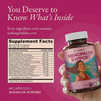 Menopause Supplements For Women | Natural Menopause Relief & Hot Flash Relief | Perimenopause Vitamins | Hormone-Free, Night Sweats & Sleep Support | Wellfern
