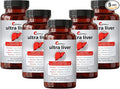 UpWellness Ultra Liver Supplement for Liver Support and Gallbladder Support - Powered by TMG, NAC Milk Thistle, and More - Liver Cleanse Detox & Repair - 60 Capsules - 5 Pack