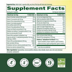 MegaFood Whole Body Womens Multivitamin - Multivitamin for Women - Vitamin D3 K2, Magnesium Citrate, Folate, Biotin, Iron - Brain, Heart, Skin & Hair & Immune Support - 60 Capsules, 30 Servings
