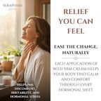 Wild Yam Cream for Hormone Balance - Gift for Mom - Menopause and PMS Support for Women - Wild Yam Balancing Cream - Hot Flashes, Night Sweats, Mood Swings, Low Energy - Lavender 4oz