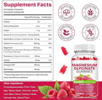 Magnesium Glycinate Gummies 120 Count - Sugar Free Magnesium Supplement - Supports for Sleep, Memory, Mood, Muscle, Relaxation, Heart & Bone Health
