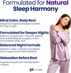 Healthfare Melatonin 20mg | 150 Veg Capsules | Complex with L-Theanine | Valerian Root & Vitamin B6 | Vegetarian Formula | Non-GMO | Gluten-Free | Made in The USA