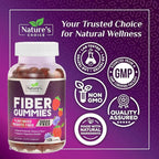 Fiber Gummies 4g Per Serving - Sugar Free Fiber Gummy Supplement for Adults, Daily Prebiotic Gummy Digestive Support - Plant Based Chews, Prebiotics Supports Regularity & Digestion - 120 Gummies