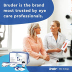 Bruder Hygienic Eyelid Care Kit - Moist Heat Eye Compress Mask, Eyelid Cleansing Wipes & Spray - Soothe Dry Eyes & Improve Health