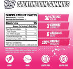 Creatine Gummies for women | 3g Creatine Monohydrate Per Serving | DIM Supplement 100 mg | Estrogen Balance for Women | Hormonal Acne, Hormone Balance, Glute Builder (90 Count, Pineapple Mango)