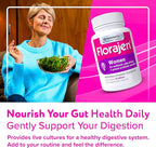 Florajen Women's Vaginal Probiotics, Provides Gut Health & Constipation Relief for Adults and Bloating Relief for Women, 90 Capsules (3 Packs of 30) (Refrigerated)