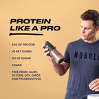 TB12 Plant Based Protein Powder by Tom Brady, 24g of Vegan Pea Protein, Low Sugar, Low Carb, Non-GMO, Keto Friendly, Paleo, Sugar Free, Vanilla Flavor (30 Servings/2.12lbs)