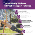 GLP-1 Support Weight Loss Supplement - Natural Appetite Suppressant for Women Men - Berberine Support Activate Hunger Control Curb Cravings Boost Metabolism Fat Burn & Gut Health