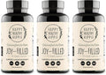Joy-Filled Mood Support Supplement - 7 Herb Complex + St. Johns Wort (180 Ct) | Rhodiola Rosea, Eleuthero, Ashwagandha | Stress Relief – Helps Calm The Mind & Body | 100% Plant-Based Happy Pills