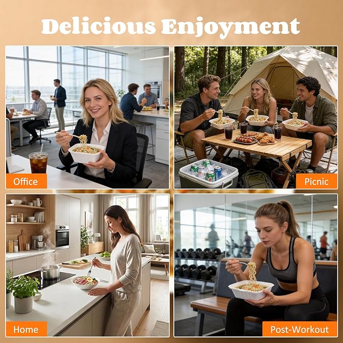 Healspot High Protein Instant Ramen, 6 Pack Non Fried Ramen Broth, 32g Plant Based Protein, Low Fat, Low Carb, Non GMO, Keto Friendly & Plant Based(Golden-Chicken)